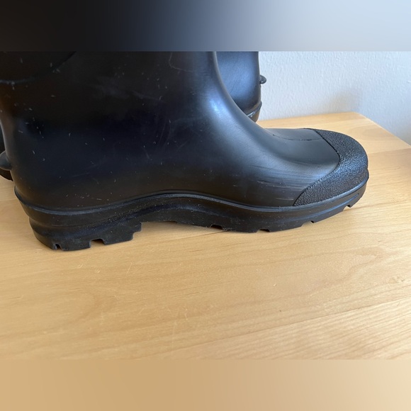 Servus Rubber Boots Mens 8 Women's 10 Black Rain Mud Snow Santa Boots USA Made - Picture 12 of 14